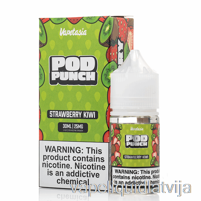 Zemeņu Kivi - Vapetasia Pod Punch Salts - 30ml 25mg Vape šķidrums